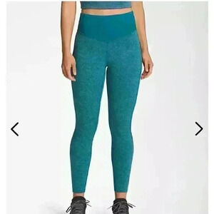 NWT Women's Dune Sky 7/8 Tights in Lapis Blue Heather Sz M